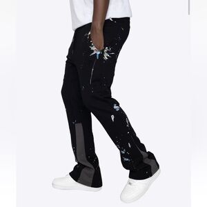 EPTM Black Paint-Splatter Men's Joggers